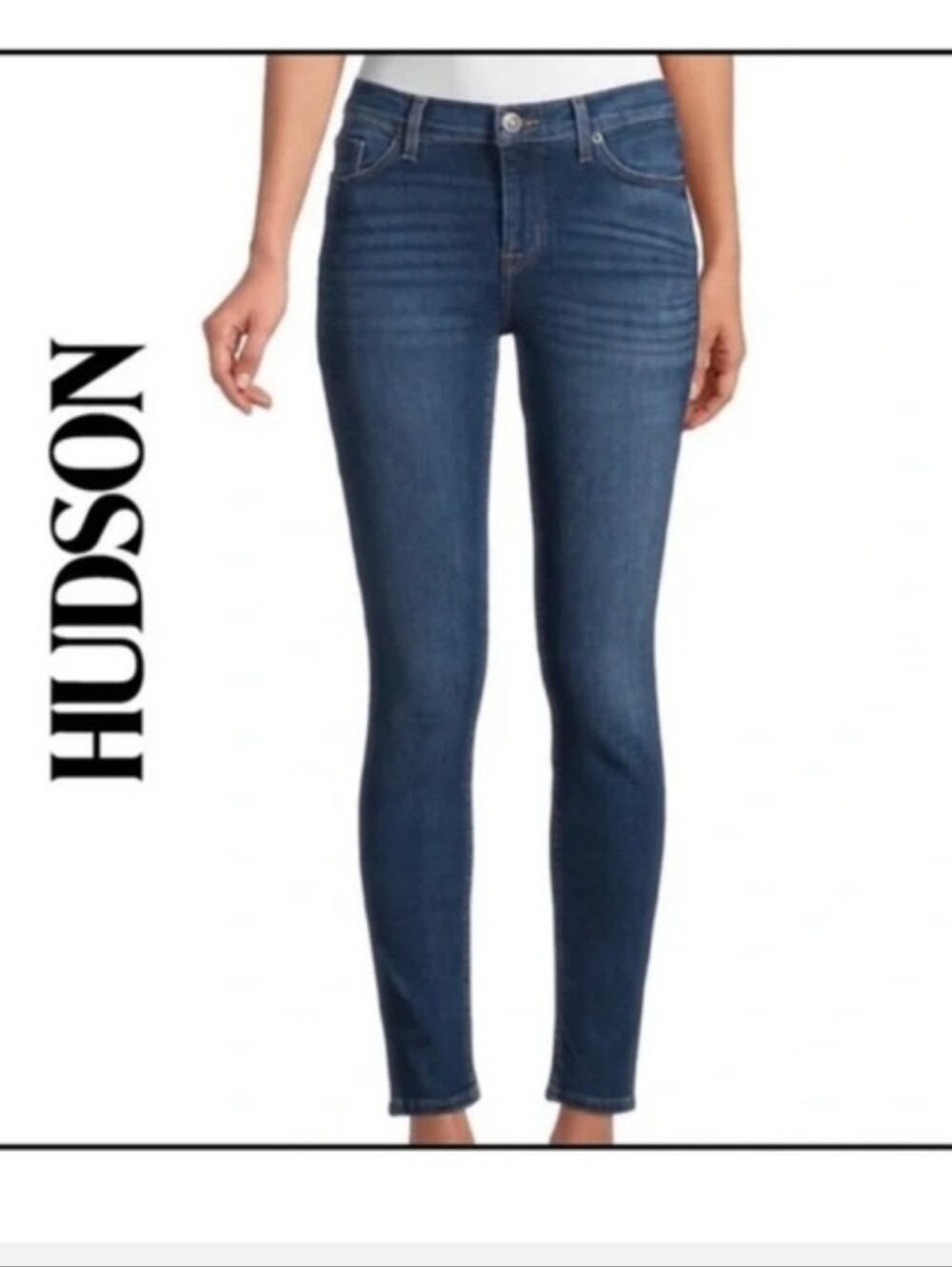 Hudson Jeans Dark Indigo Skinny Jeans